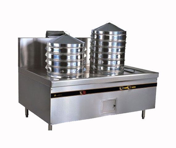 Lò hấp công nghiệp 2 khoang dimsum