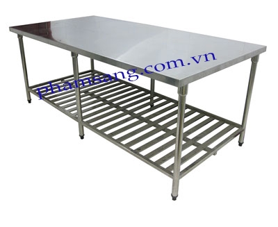 WORK TABLE WITH UNDER SHELF